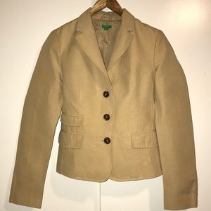 UNITED COLORS OF BENETTON BEIGE WOMEN’S BLAZER